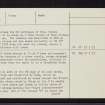 Deer Park, NJ61NE 1, Ordnance Survey index card, page number 2, Verso