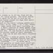 Hatton Of Ardoyne, NJ62NE 7, Ordnance Survey index card, page number 2, Verso