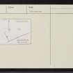 Wantonwells, NJ62NW 2, Ordnance Survey index card, Recto