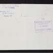 Dunnydeer, NJ62NW 8, Ordnance Survey index card, Verso