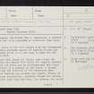 Mither Tap Of Bennachie, NJ62SE 1, Ordnance Survey index card, page number 1, Recto