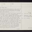 Mither Tap Of Bennachie, NJ62SE 1, Ordnance Survey index card, page number 2, Verso