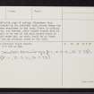 Mither Tap Of Bennachie, NJ62SE 1, Ordnance Survey index card, page number 6, Verso