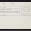 Upper Canada, NJ62SW 10, Ordnance Survey index card, Recto