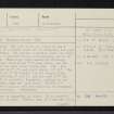 Upper Third, NJ63NE 3, Ordnance Survey index card, page number 1, Recto