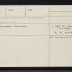 Upper Third, NJ63NE 3, Ordnance Survey index card, page number 2, Verso