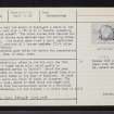 Cairn Riv, NJ64NE 4, Ordnance Survey index card, page number 2, Verso