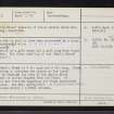 Cairn Riv, NJ64NE 4, Ordnance Survey index card, page number 3, Recto
