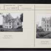 Kinnairdy Castle, NJ64NW 1, Ordnance Survey index card, page number 1, Recto