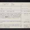 Mount Carmel, NJ66SE 36, Ordnance Survey index card, page number 1, Recto