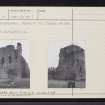 Castle Of Hallforest, NJ71NE 21, Ordnance Survey index card, page number 2, Verso