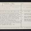 South Fornet, NJ71SE 1, Ordnance Survey index card, page number 1, Recto