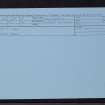 Keith Hall, NJ72SE 69, Ordnance Survey index card, Recto