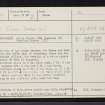 Gask, NJ80NW 9, Ordnance Survey index card, Recto