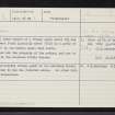 West Cults, NJ80SE 20, Ordnance Survey index card, Recto