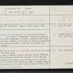 Bogenjoss, NJ81SE 7, Ordnance Survey index card, page number 1, Recto