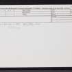 The Slacks, NJ81SW 48, Ordnance Survey index card, Recto