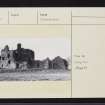 Gight Castle, NJ83NW 4, Ordnance Survey index card, Recto