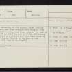 Braes Of Gight, NJ83NW 9, Ordnance Survey index card, Recto