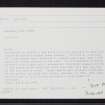 Aberdeen, York Street, Plague Burials, NJ90NE 16, Ordnance Survey index card, Recto