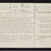 Aberdeen, King's College, NJ90NW 7, Ordnance Survey index card, page number 1, Recto