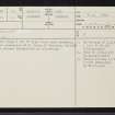 Aberdeen, NJ90NW 12, Ordnance Survey index card, page number 1, Recto