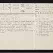 Aberdeen, Flesh Cross, NJ90NW 32, Ordnance Survey index card, page number 1, Recto