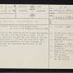 Aberdeen, St Thomas's Hospital, NJ90NW 47, Ordnance Survey index card, page number 1, Recto
