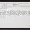 Aberdeen, Littlejohn Street, NJ90NW 98, Ordnance Survey index card, Recto