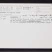 Aberdeen, Littlejohn Street, NJ90NW 98, Ordnance Survey index card, Recto