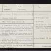 Mundurno, NJ91SW 5, Ordnance Survey index card, Recto