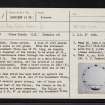 Hill Of Fiddes, NJ92SW 1, Ordnance Survey index card, page number 1, Recto