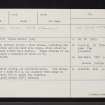 Loudon Wood, NJ94NE 1, Ordnance Survey index card, Recto
