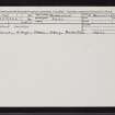 Forvie Church, NK02NW 1, Ordnance Survey index card, Recto