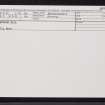 Newburgh Mill, NK02NW 18, Ordnance Survey index card, Recto