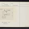 Mingulay, Dun Mhiughlaigh, NL58SW 1, Ordnance Survey index card, Recto