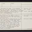 Pabbay, NL68NW 2, Ordnance Survey index card, page number 2, Verso