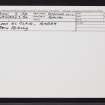 Barra, Loch St Clair, NL69NW 5, Ordnance Survey index card, Recto
