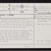 Tiree, Hynish, NL93NE 6, Ordnance Survey index card, page number 1, Recto