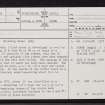 Tiree, Hough, NL94NE 20, Ordnance Survey index card, page number 1, Recto