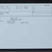 Tiree, Hough, NL94NE 24, Ordnance Survey index card, Recto