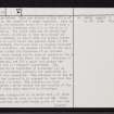 Tiree, Dun Boraige Moire, NL94NW 1, Ordnance Survey index card, page number 3, Recto