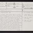 Tiree, Balinoe, NL94SE 4, Ordnance Survey index card, page number 1, Recto