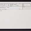 Tiree, Balephetrish 2, NM04NW 25, Ordnance Survey index card, Recto