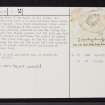 Tiree, Dun Ibrig, NM04SW 1, Ordnance Survey index card, page number 3, Recto