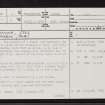 Gunna, NM05SE 2, Ordnance Survey index card, page number 1, Recto