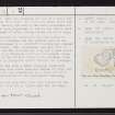 Coll, Dun Beic, NM15NE 5, Ordnance Survey index card, page number 3, Recto