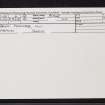 Coll, Dun Foulag, NM15NE 6, Ordnance Survey index card, Recto