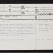 Coll, Ben Hogh, NM15NE 7, Ordnance Survey index card, page number 1, Recto