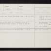 Coll, Ben Hogh, Rocking Stone, NM15NE 12, Ordnance Survey index card, Recto